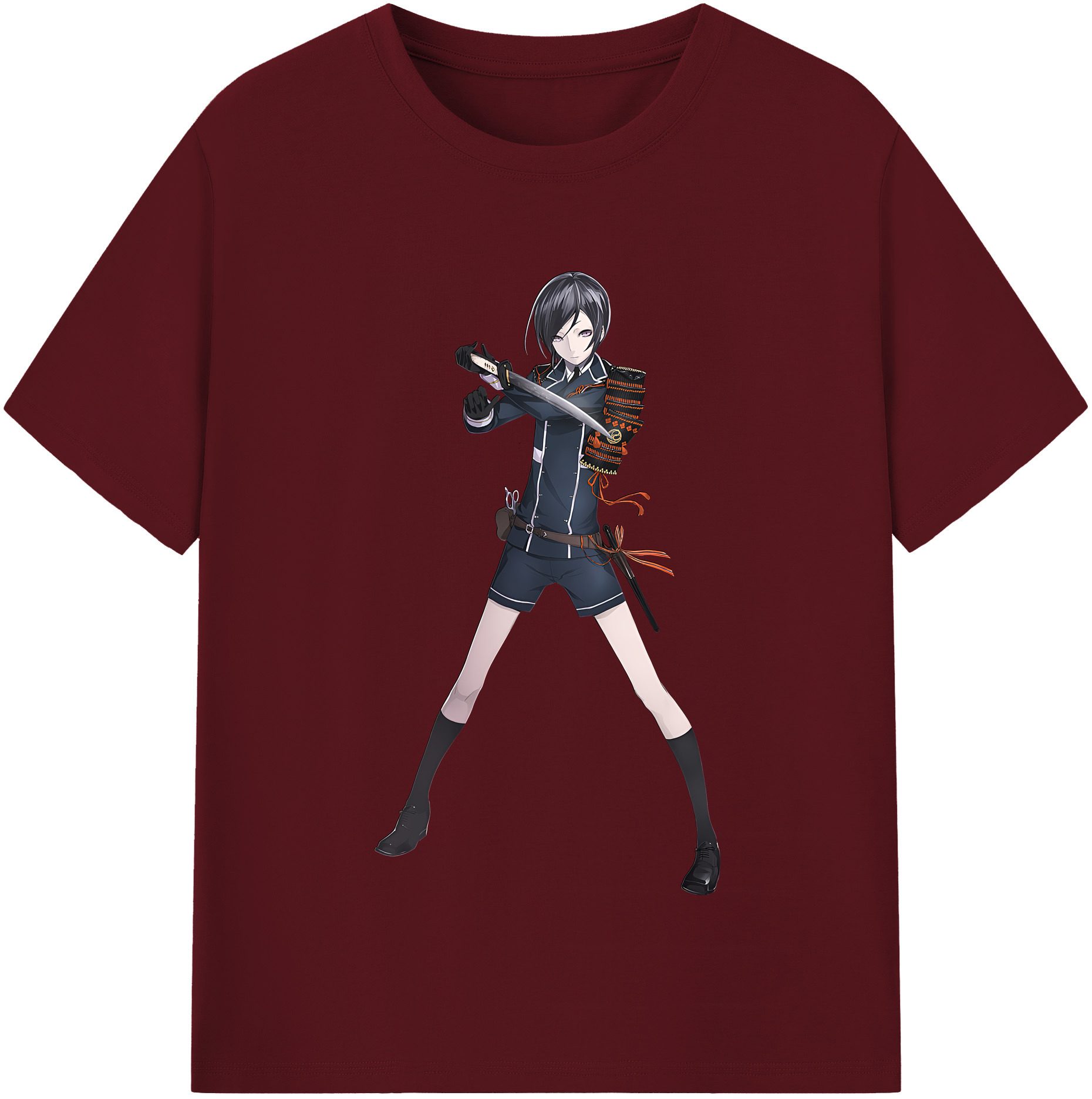 （画像用） 刀剣乱舞 Touken Ranbu 綿100％半袖Tシャツ（フロントプリント）